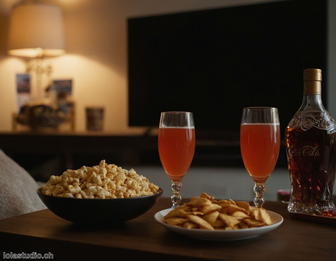Snacks und Drinks für den Filmabend   - Netflix Sexfilme » Filmabende für Erwachsene genießen  
