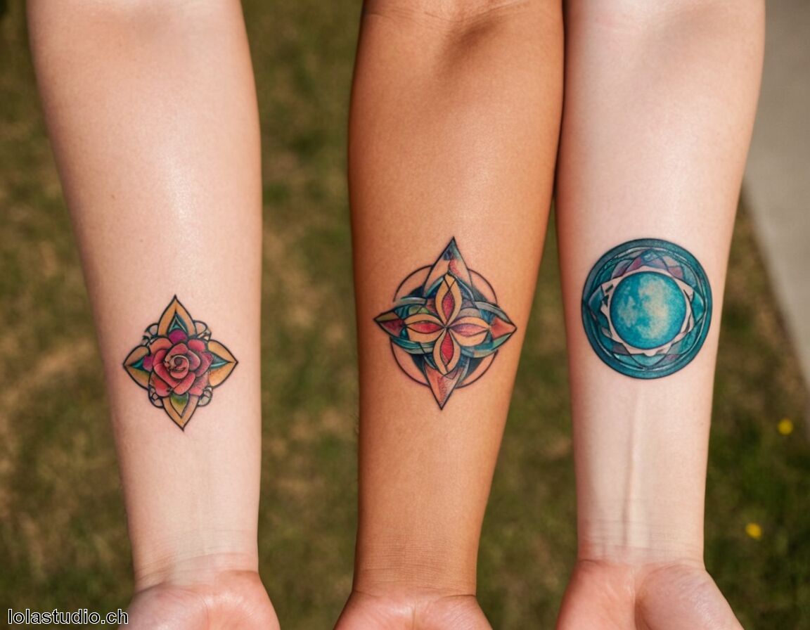 Bedeutung von Farben und Formen   - Freundschaft Tattoos » Bleibende Erinnerungen in der Haut  