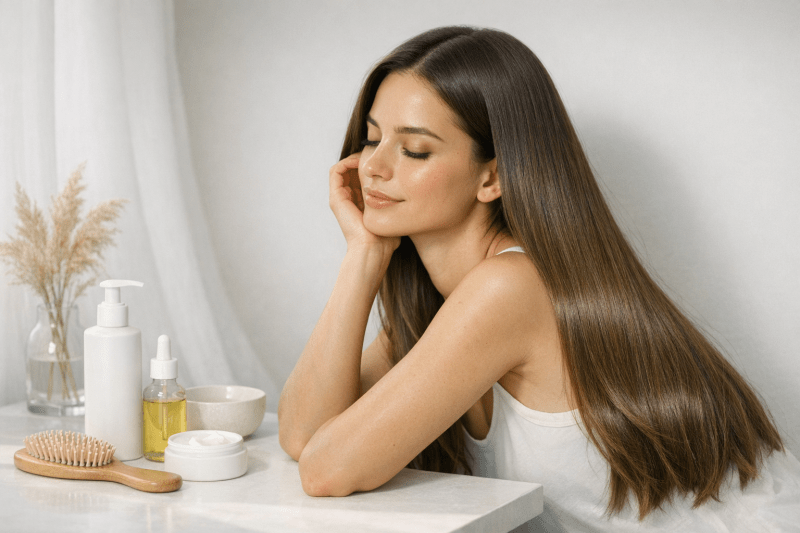 Minimalistische Haarpflege: Ein Leitfaden für gesundes, glänzendes Haar