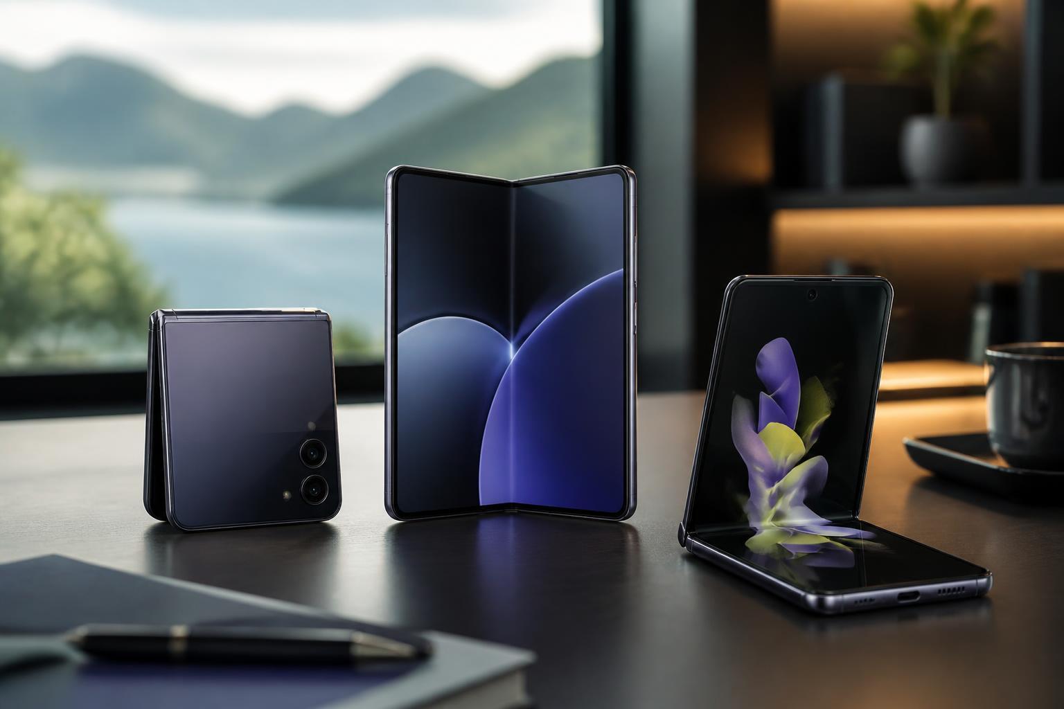 Top-Falt-Smartphones mit langer Akkulaufzeit