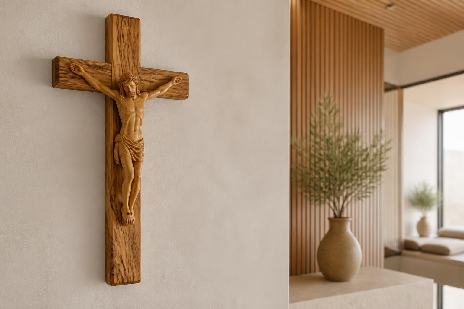 Kruzifixe aus Holz: Wenn traditionelles Handwerk auf zeitloses Design trifft